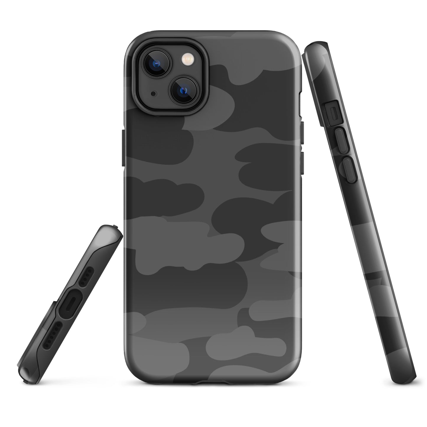 Dark Camo Fur Tough Case for iPhone®