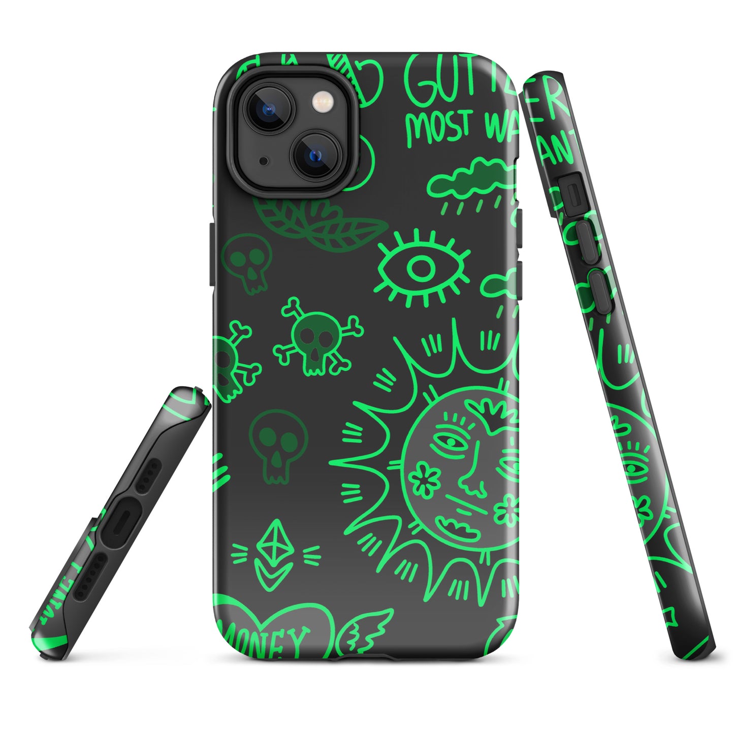 Green Tat Fur Tough Case for iPhone®