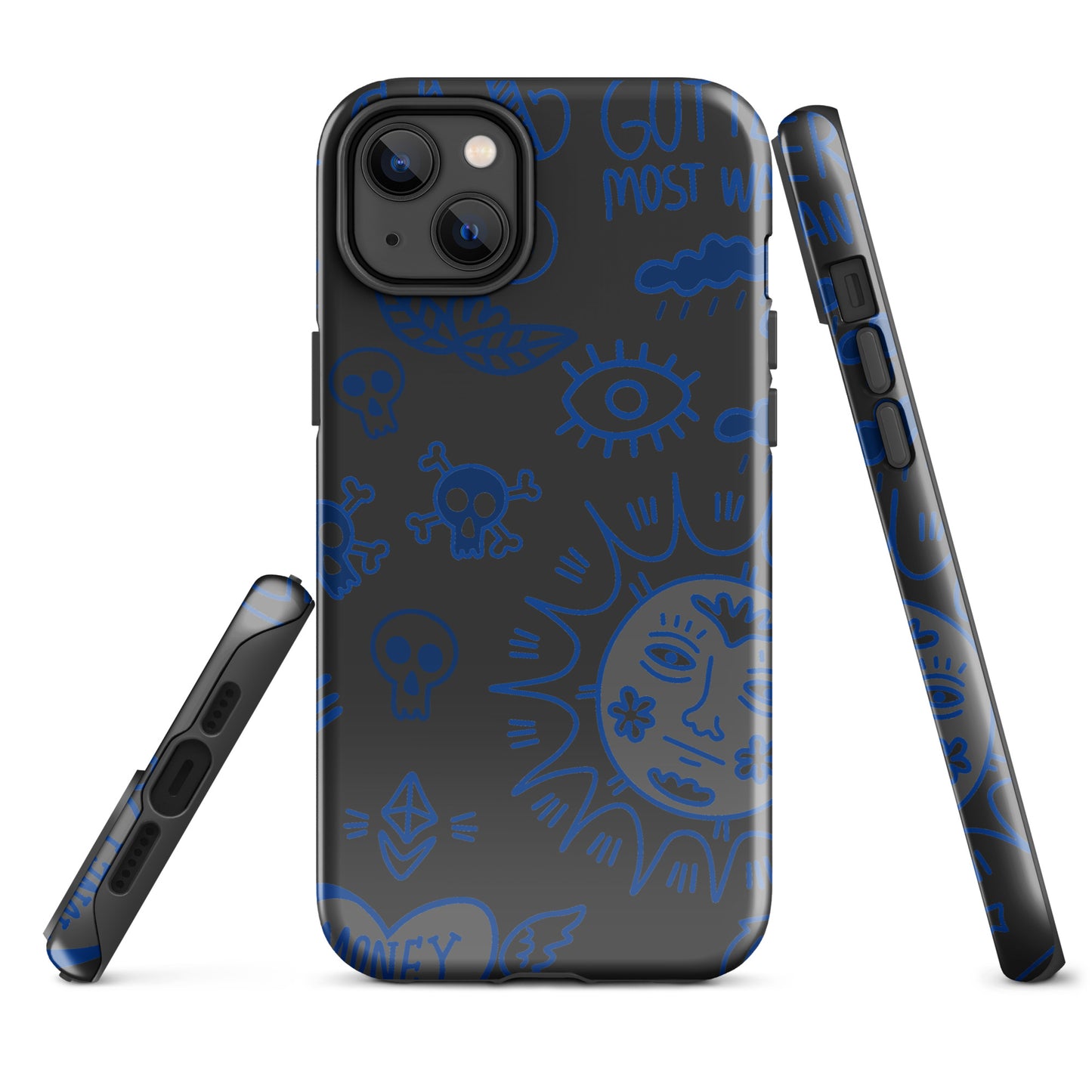 Blue Tat Fur Tough Case for iPhone®