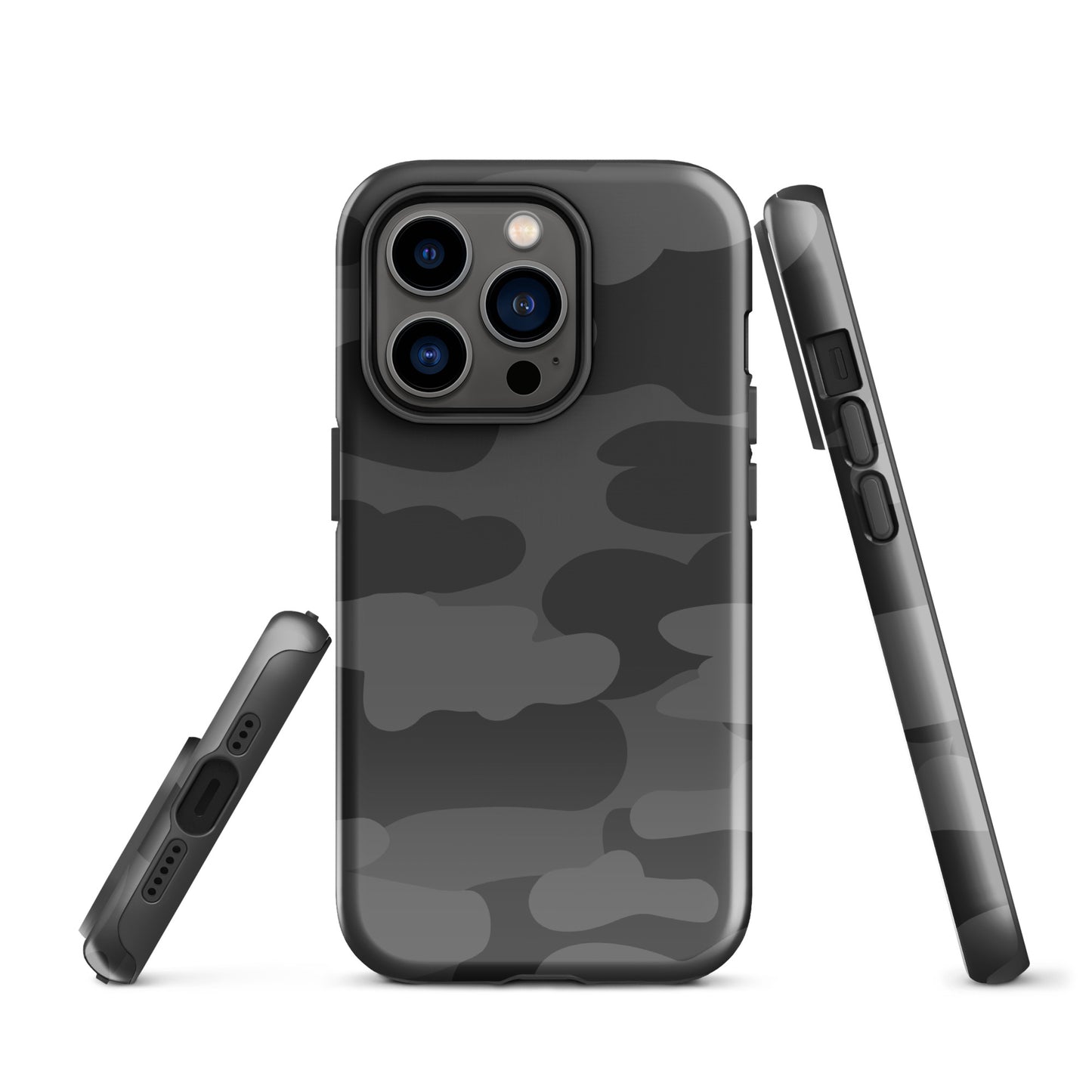 Dark Camo Fur Tough Case for iPhone®