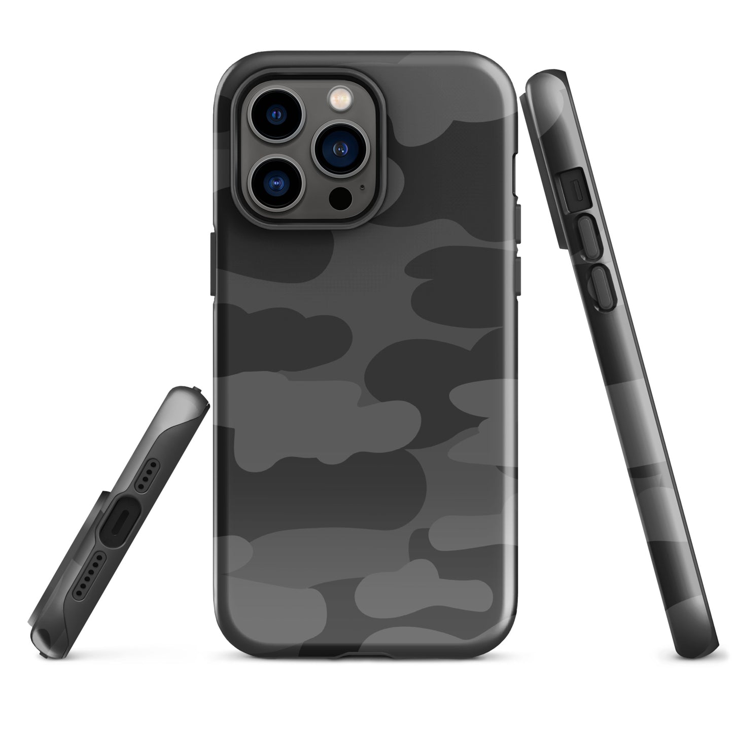 Dark Camo Fur Tough Case for iPhone®