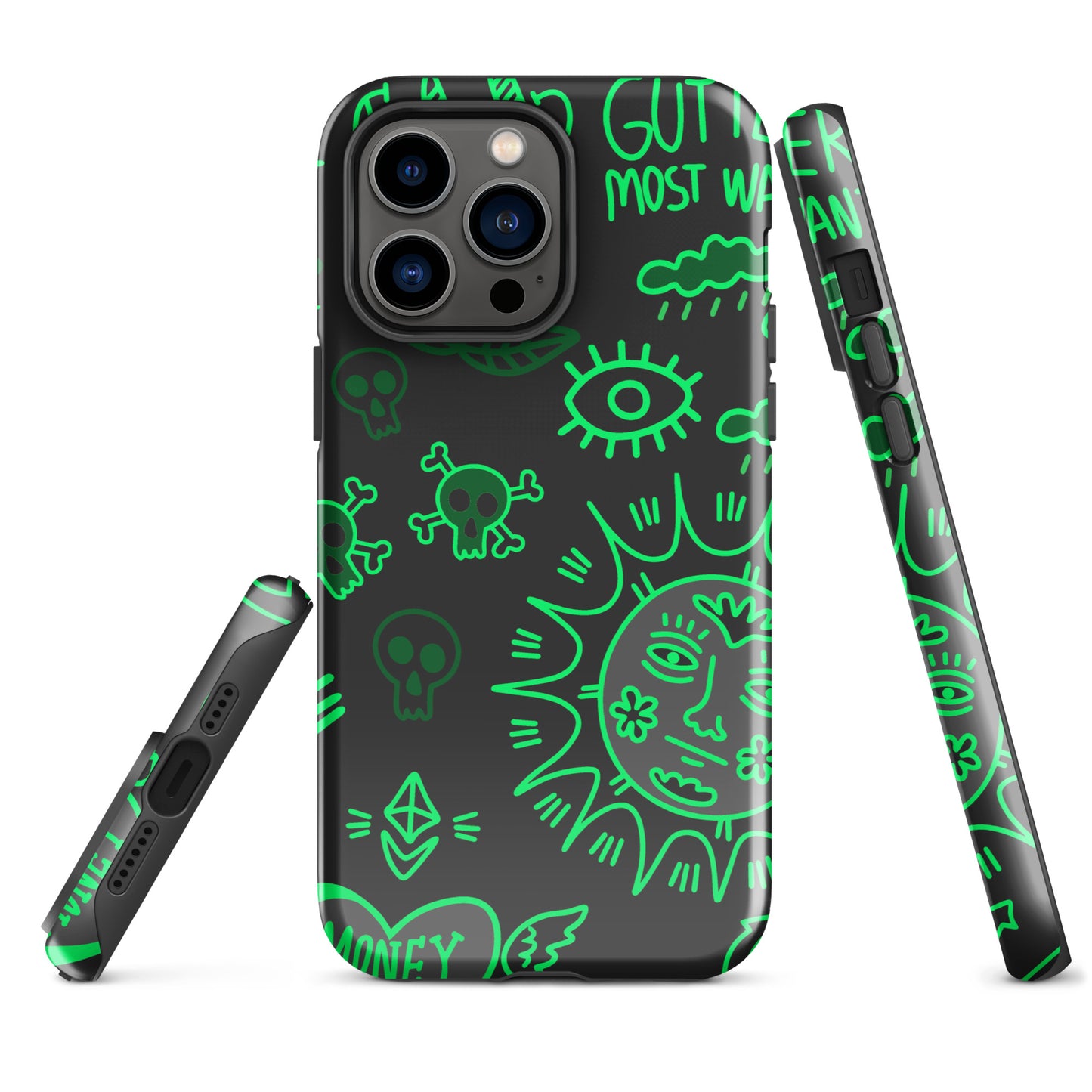 Green Tat Fur Tough Case for iPhone®