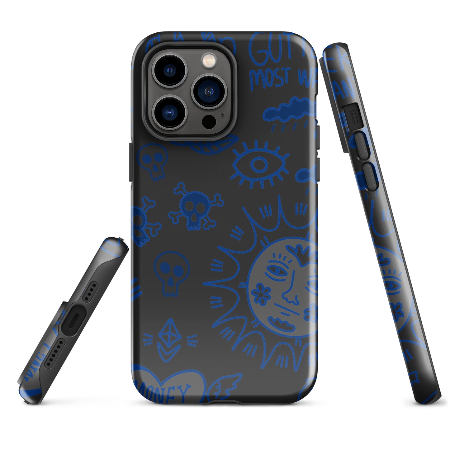 Blue Tat Fur Tough Case for iPhone®