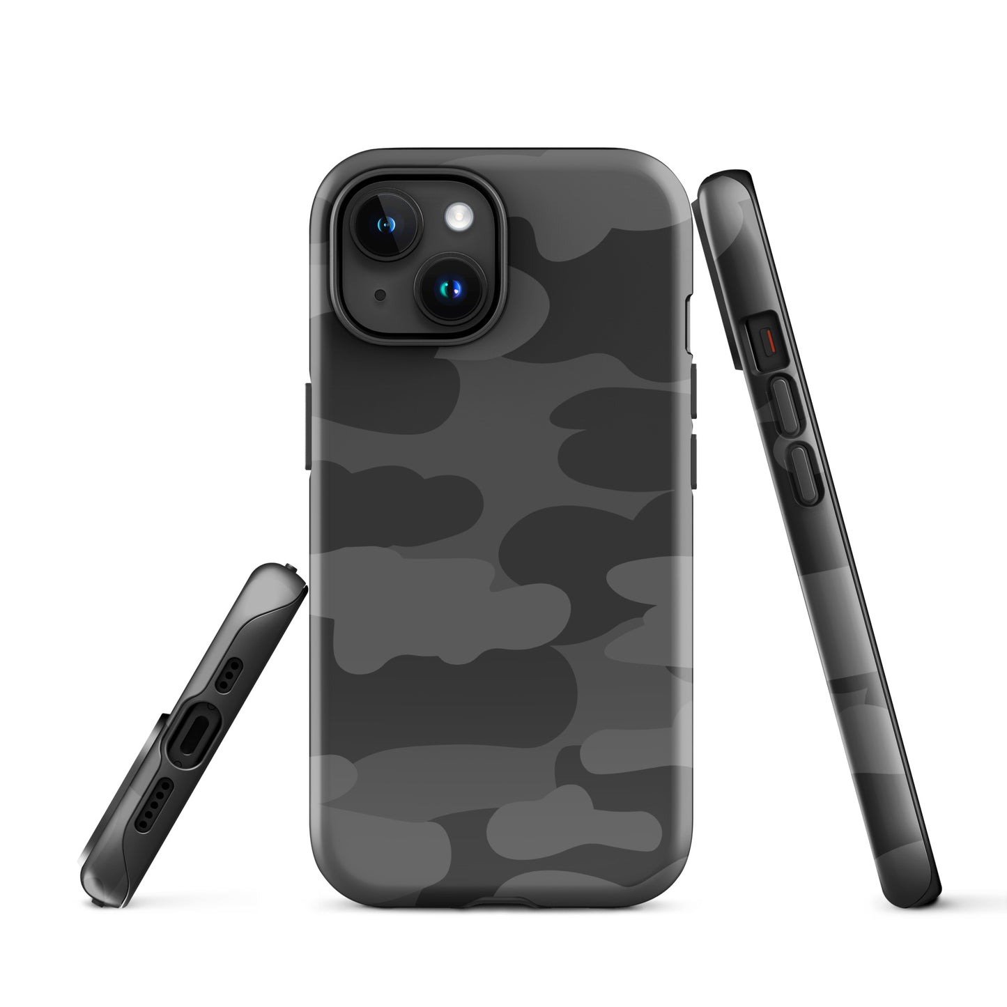 Dark Camo Fur Tough Case for iPhone®