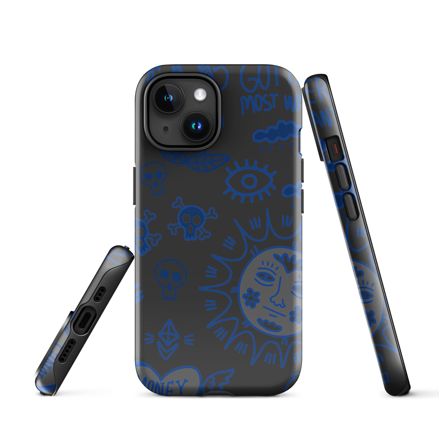 Blue Tat Fur Tough Case for iPhone®
