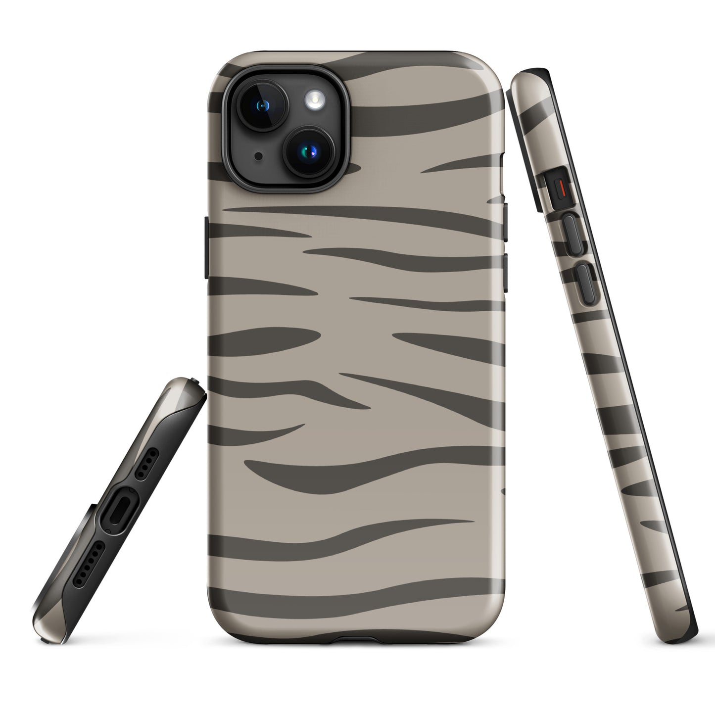 Grey Tabby Fur Tough Case for iPhone®
