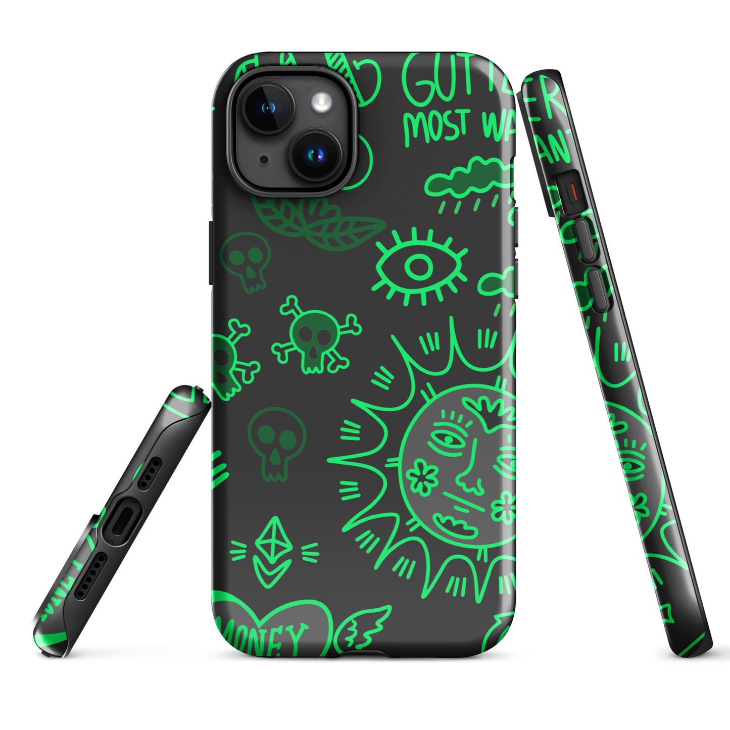 Green Tat Fur Tough Case for iPhone®