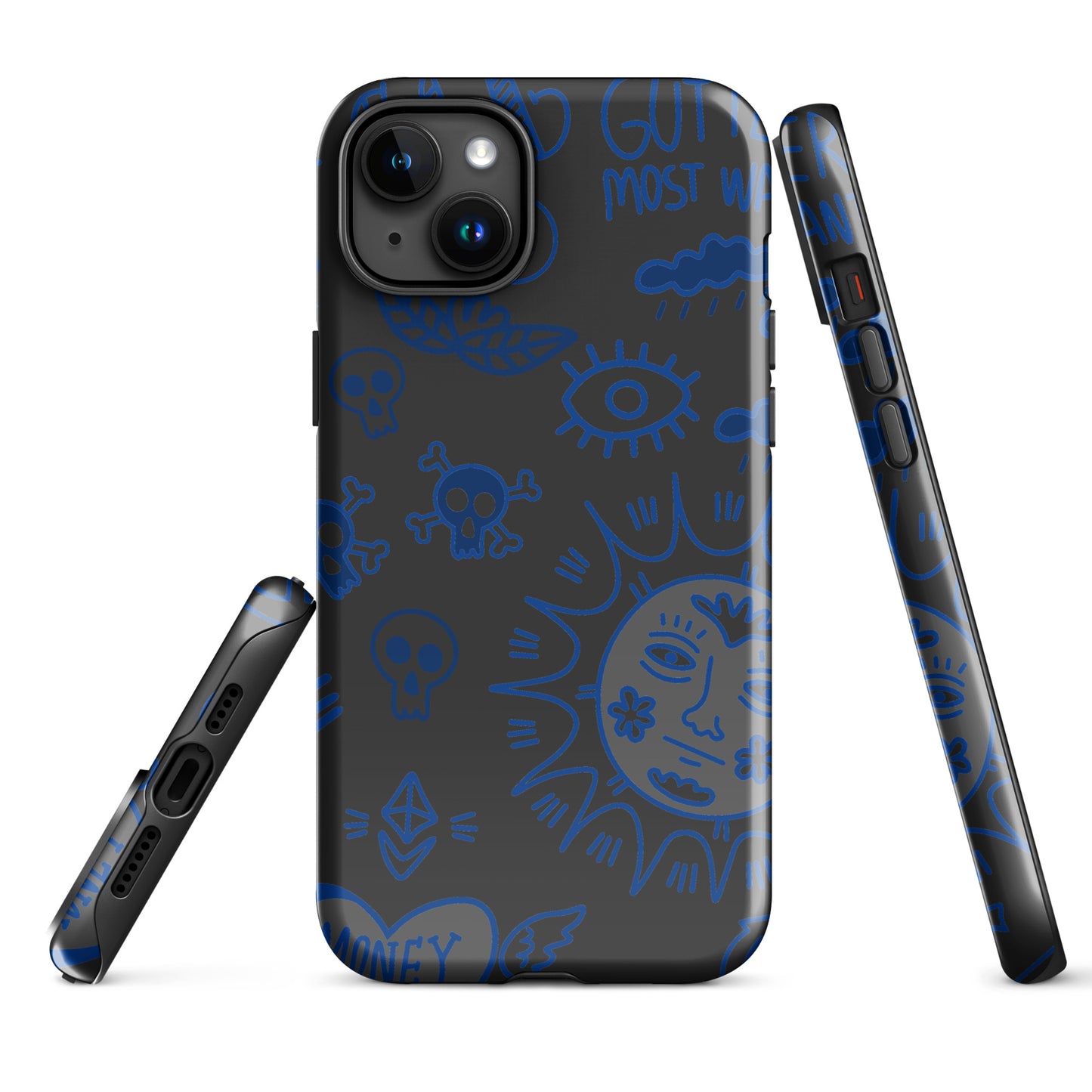 Blue Tat Fur Tough Case for iPhone®