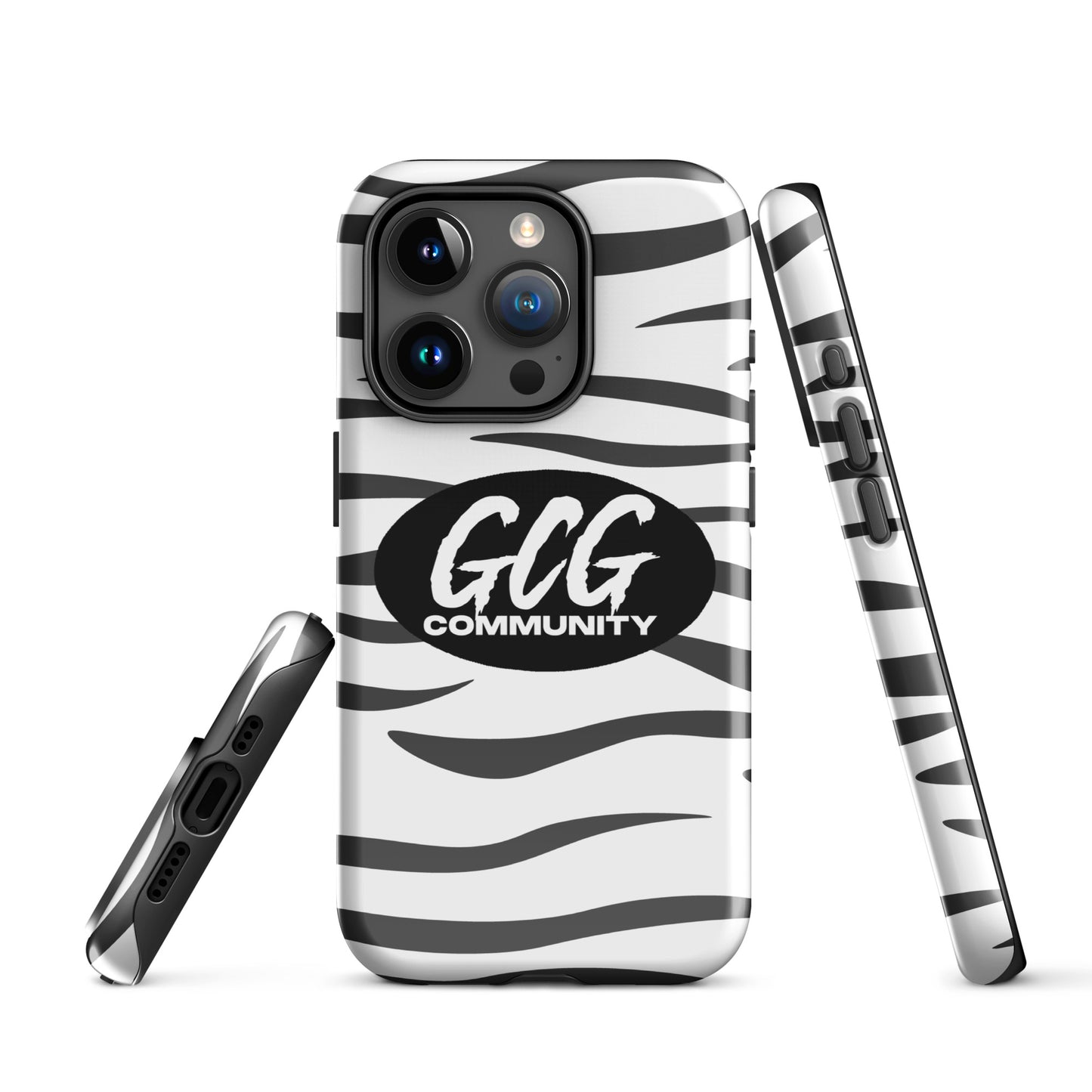 White Tiger Fur Tough Case for iPhone®