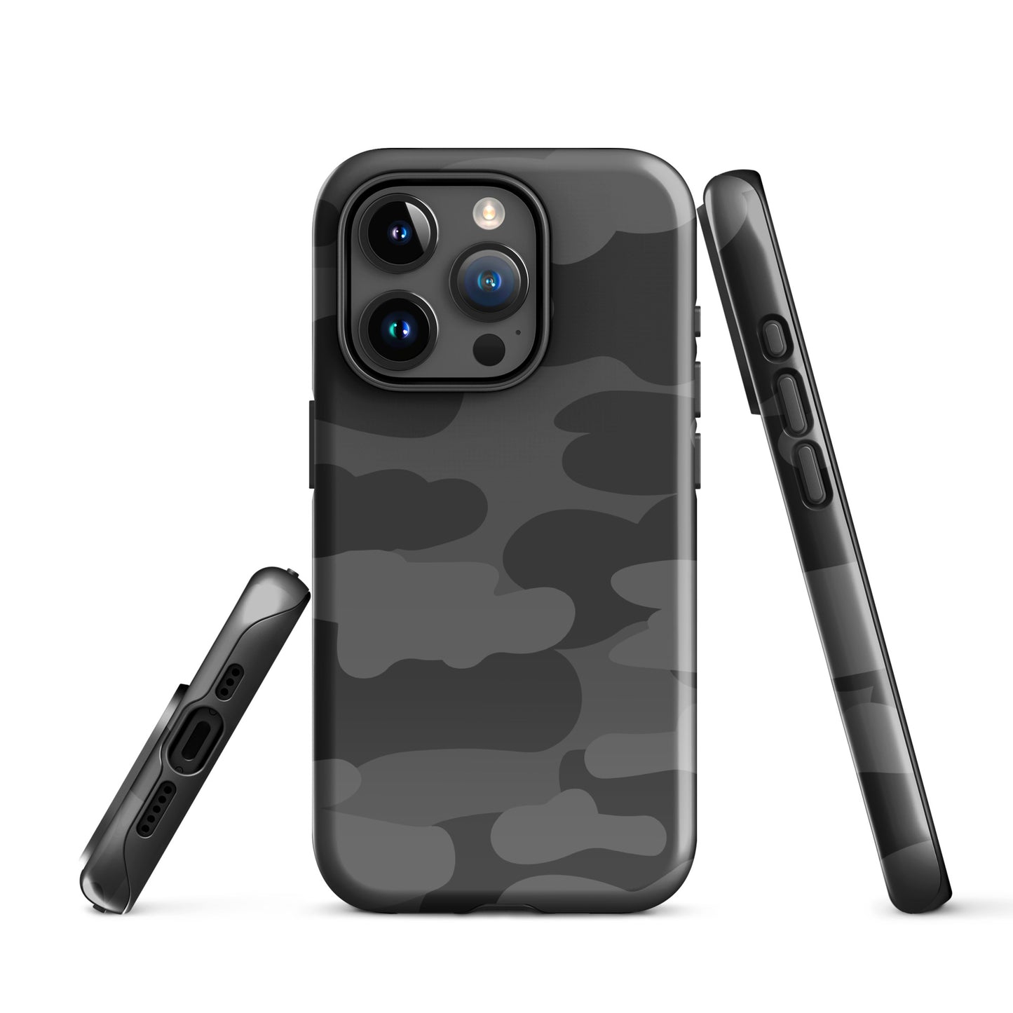 Dark Camo Fur Tough Case for iPhone®