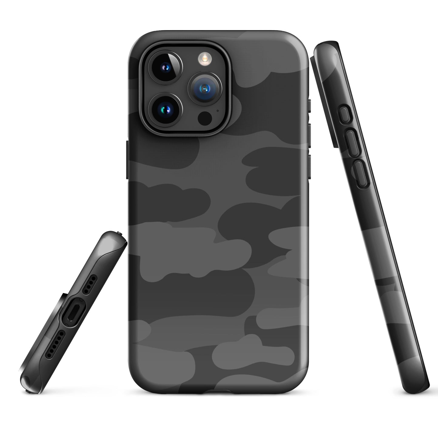 Dark Camo Fur Tough Case for iPhone®