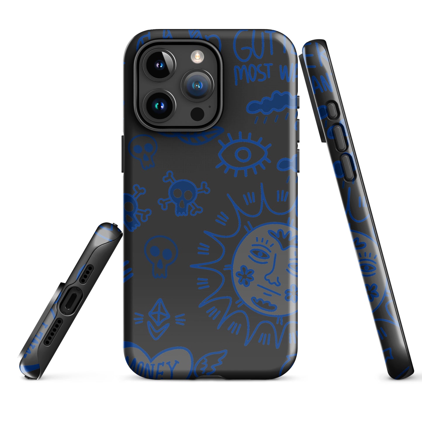 Blue Tat Fur Tough Case for iPhone®
