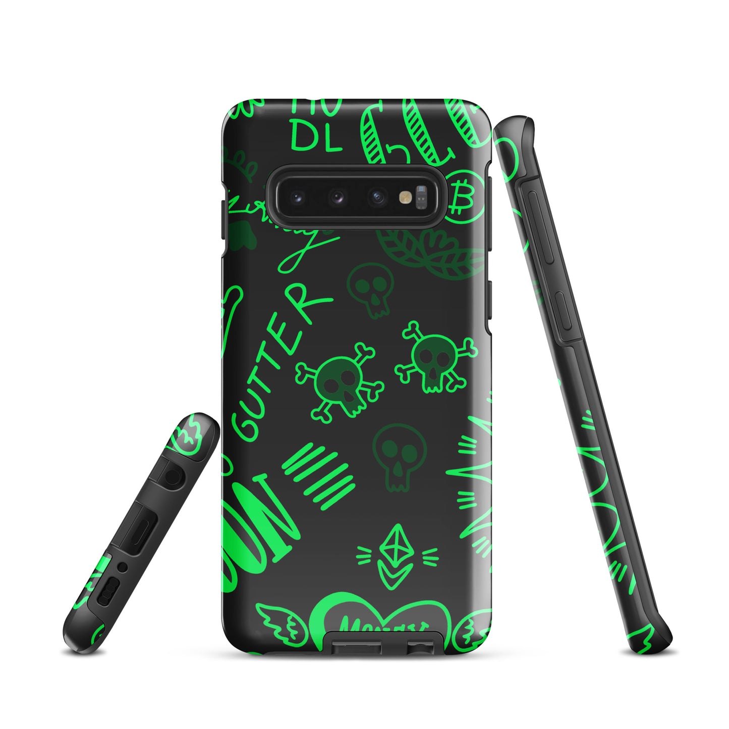 Green Tat Fur Tough case for Samsung®