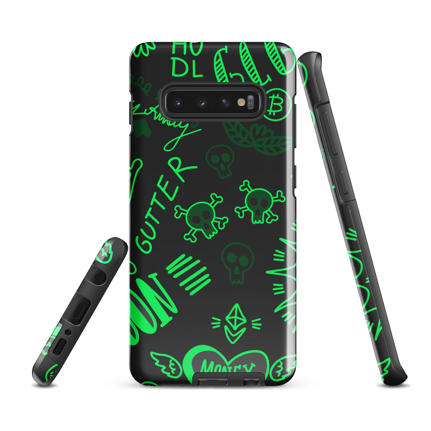 Green Tat Fur Tough case for Samsung®