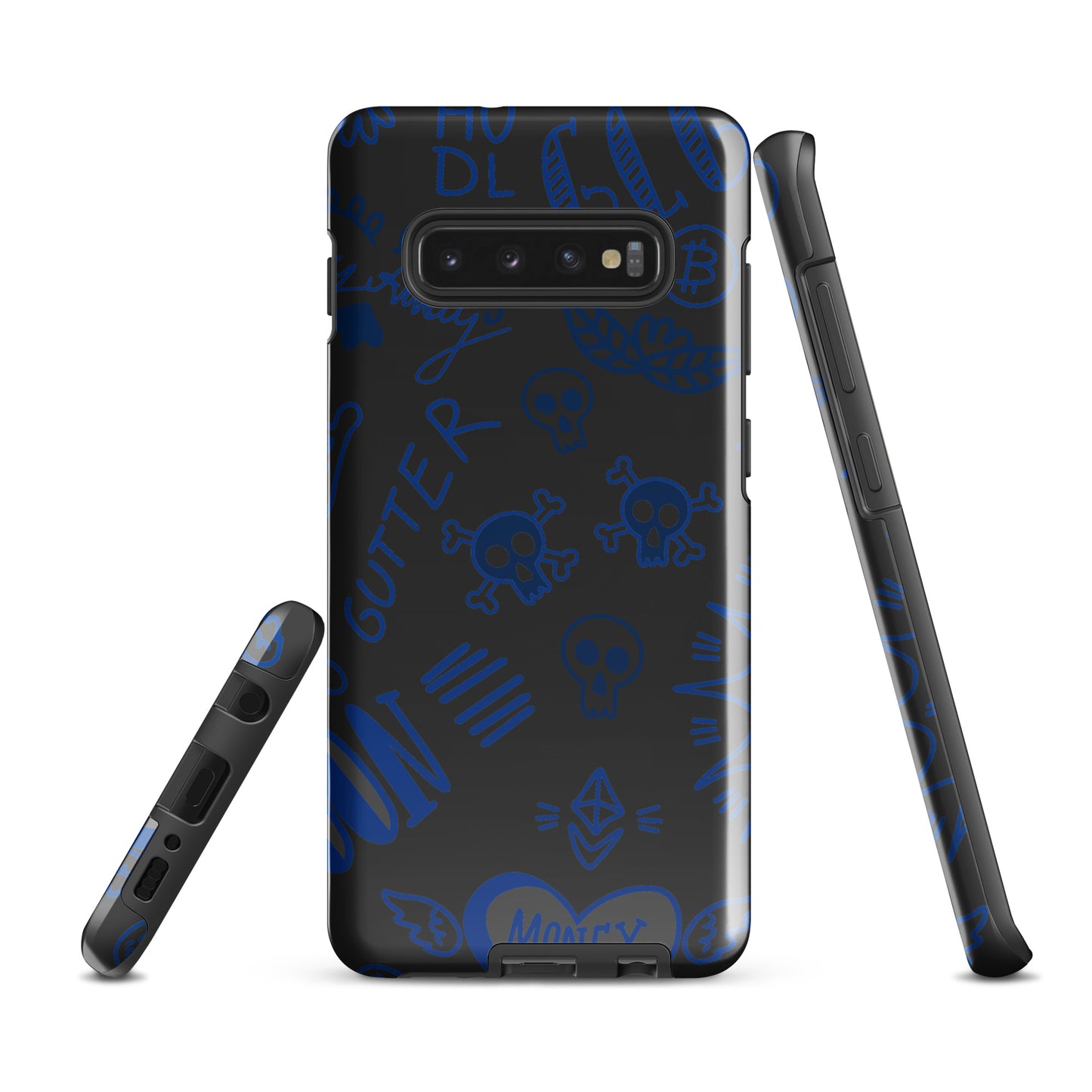 Blue Tat Fur Tough case for Samsung®