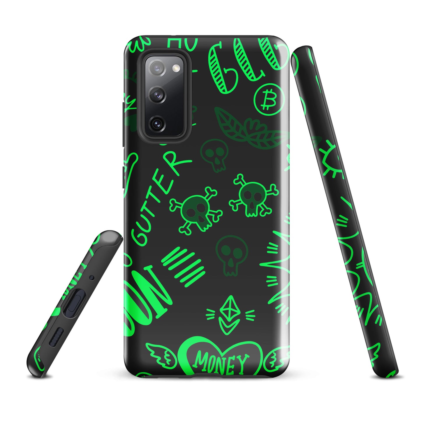 Green Tat Fur Tough case for Samsung®