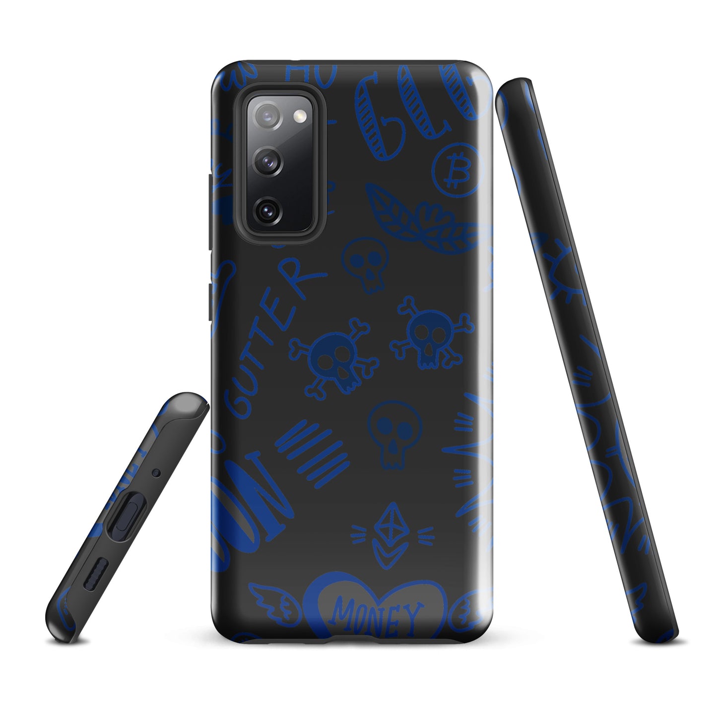 Blue Tat Fur Tough case for Samsung®
