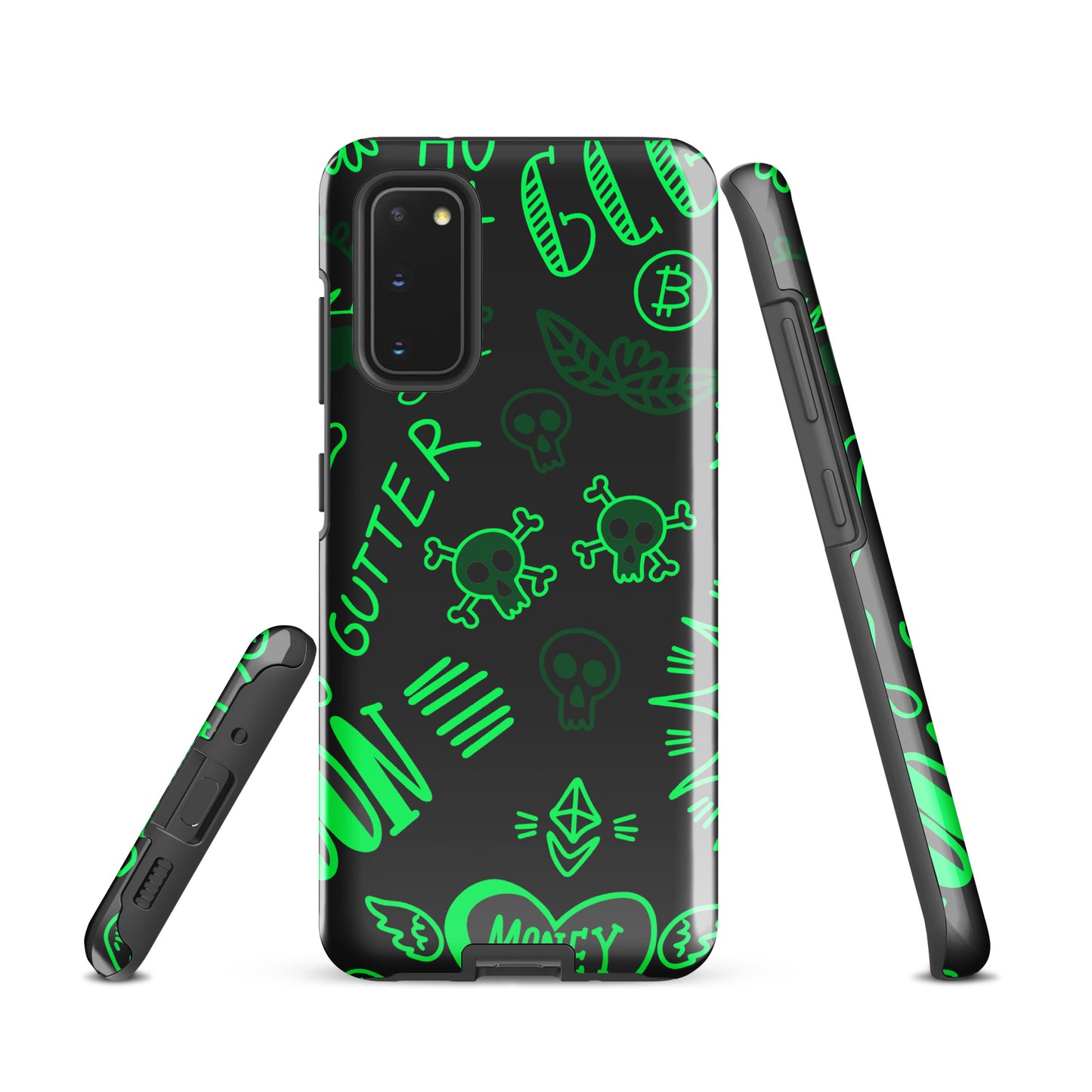 Green Tat Fur Tough case for Samsung®