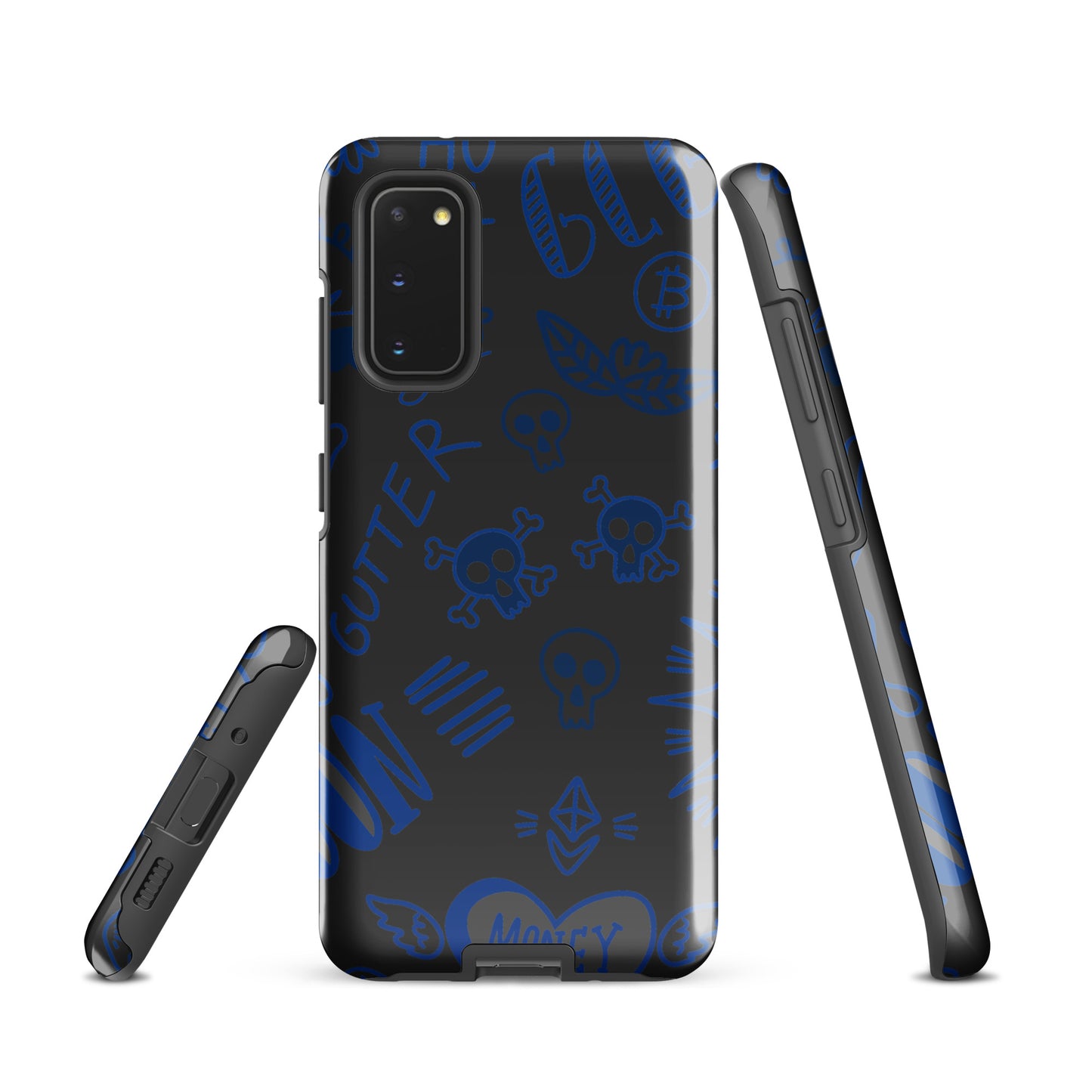 Blue Tat Fur Tough case for Samsung®
