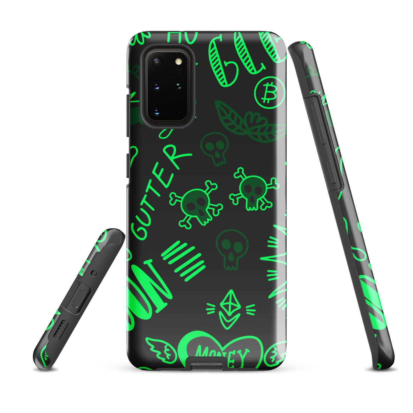 Green Tat Fur Tough case for Samsung®