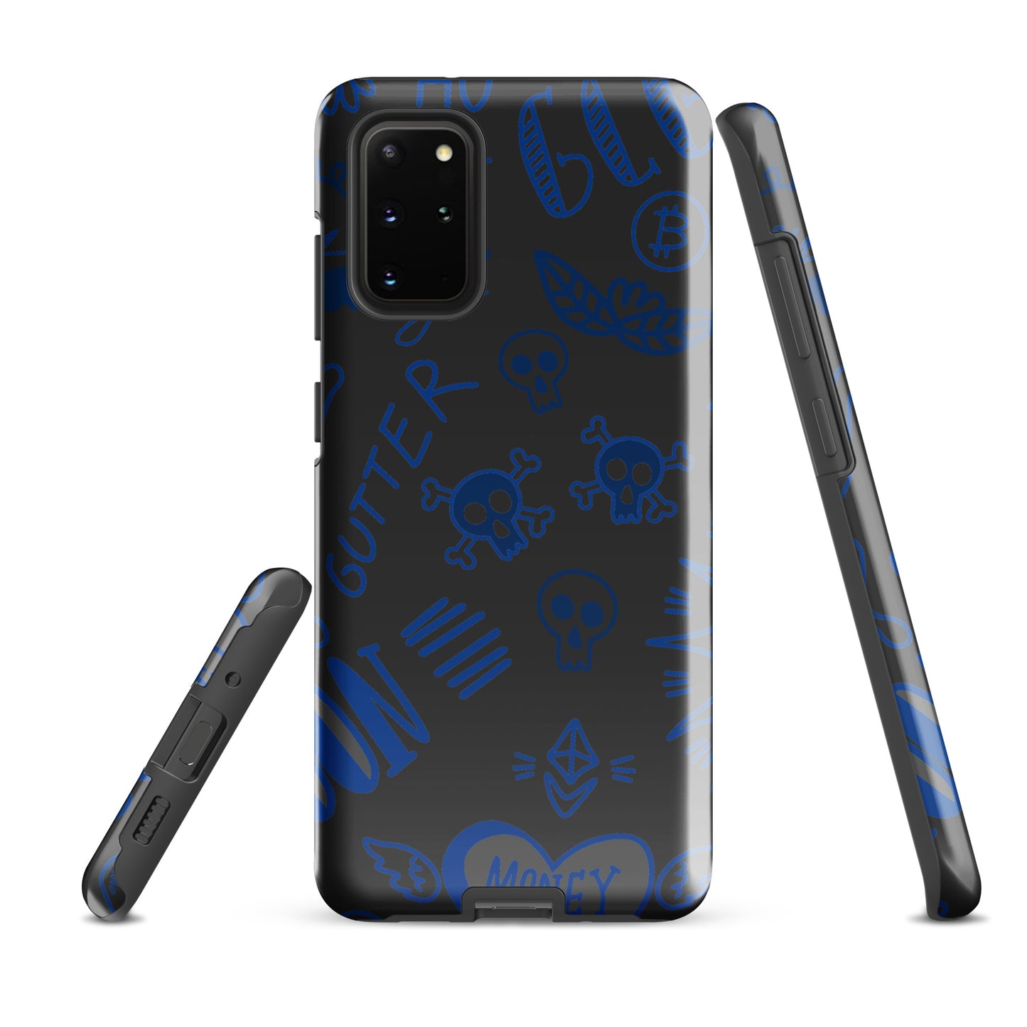 Blue Tat Fur Tough case for Samsung®