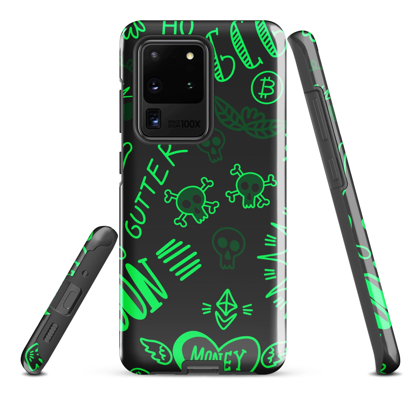 Green Tat Fur Tough case for Samsung®