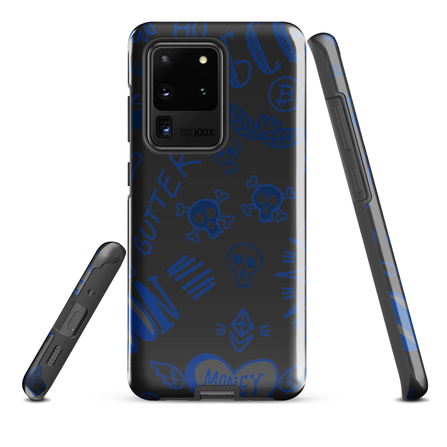 Blue Tat Fur Tough case for Samsung®