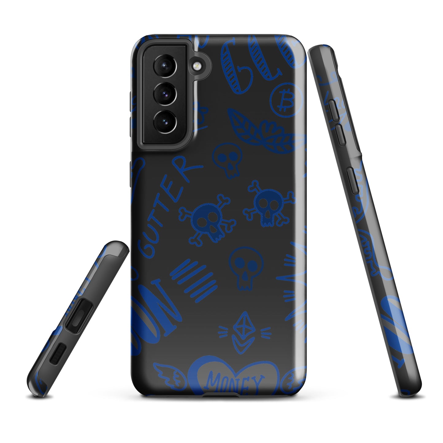 Blue Tat Fur Tough case for Samsung®