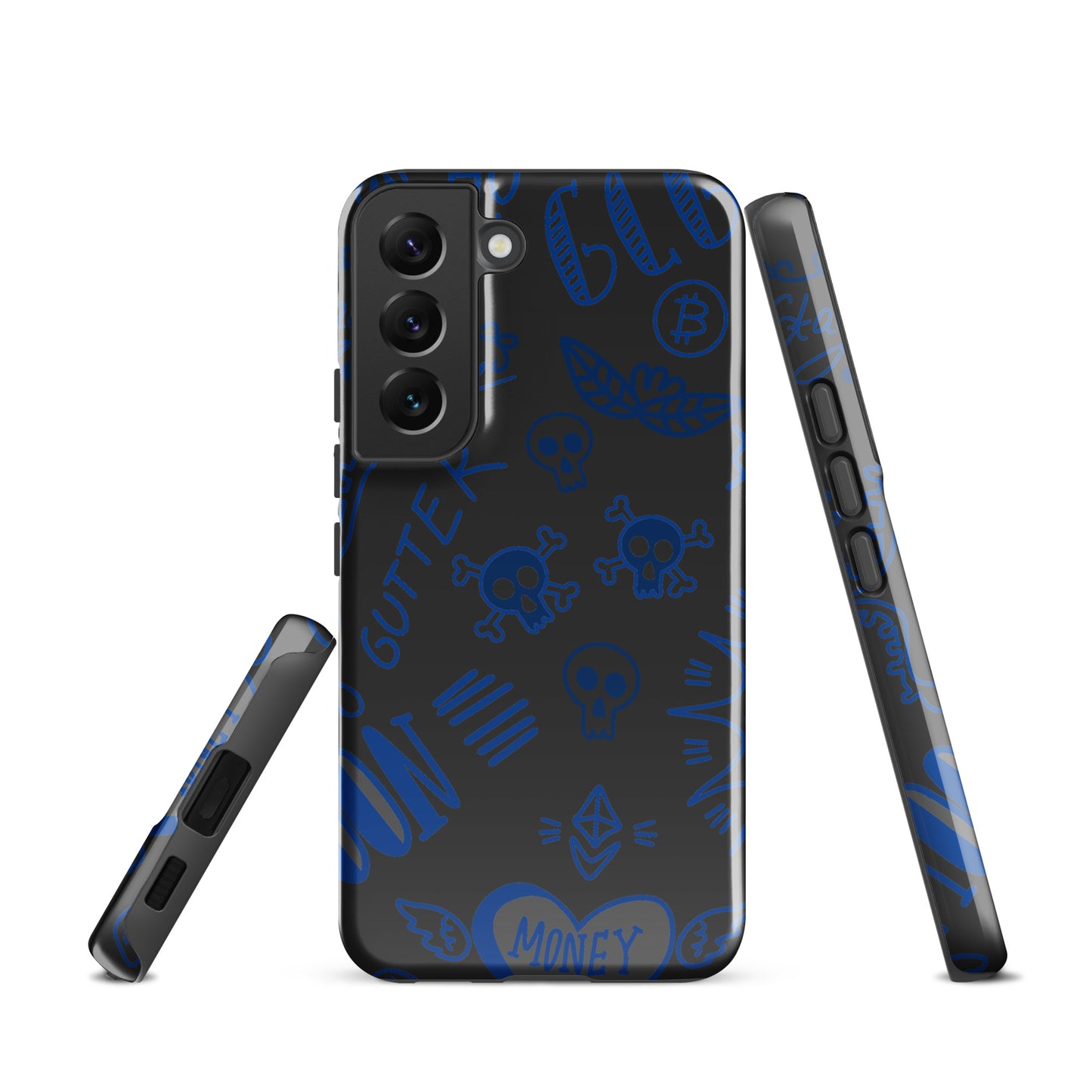 Blue Tat Fur Tough case for Samsung®