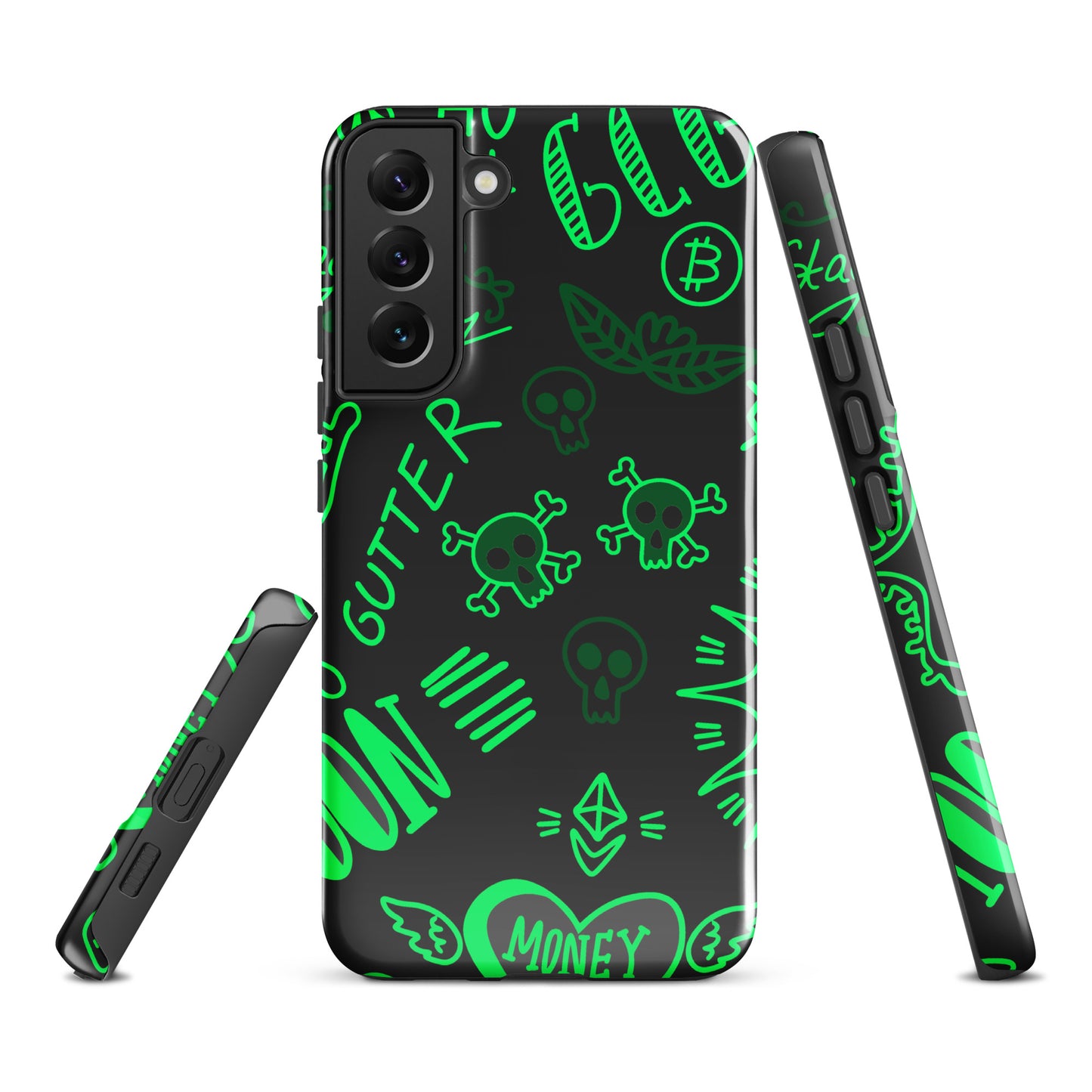 Green Tat Fur Tough case for Samsung®