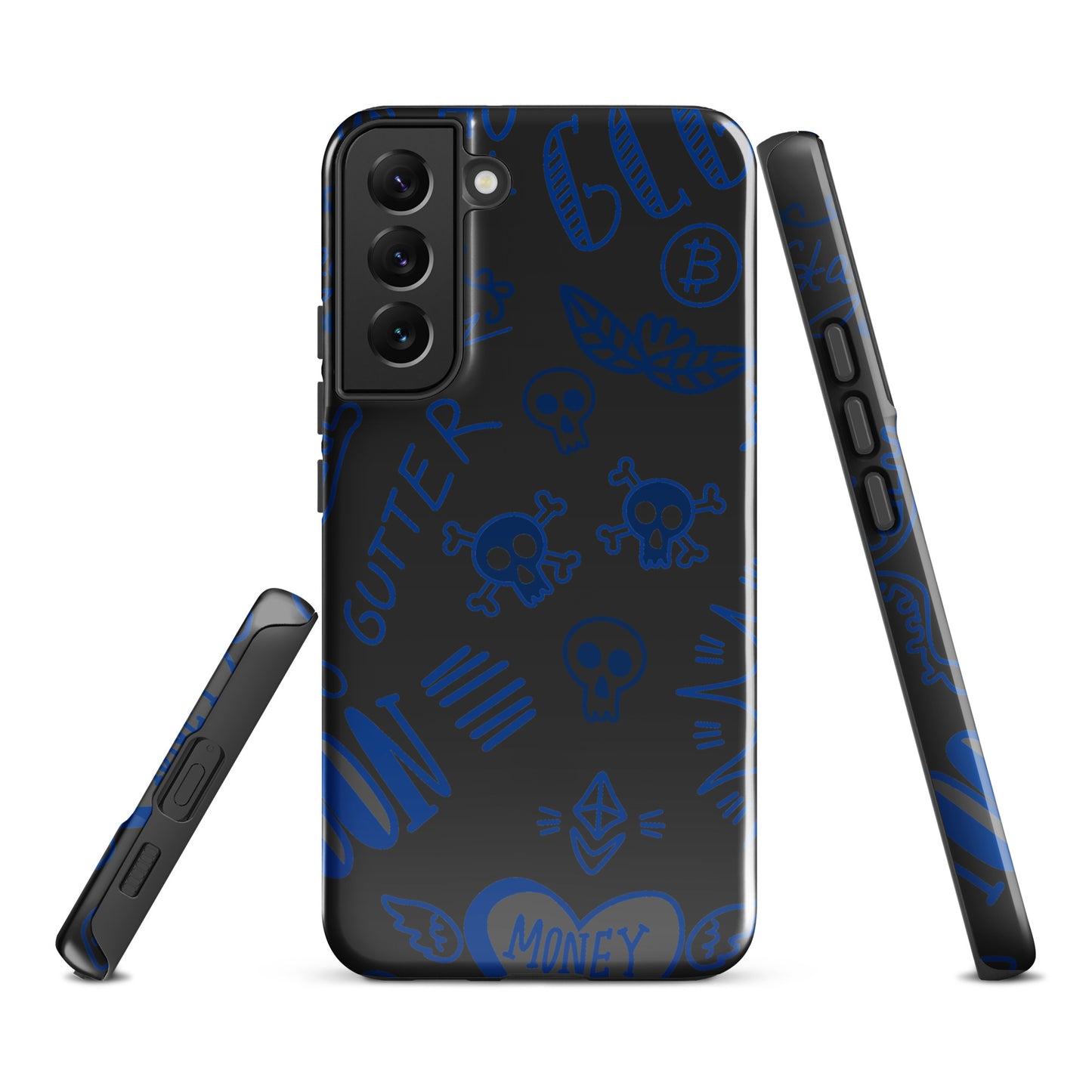 Blue Tat Fur Tough case for Samsung®