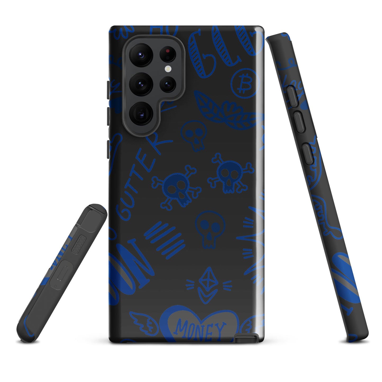 Blue Tat Fur Tough case for Samsung®