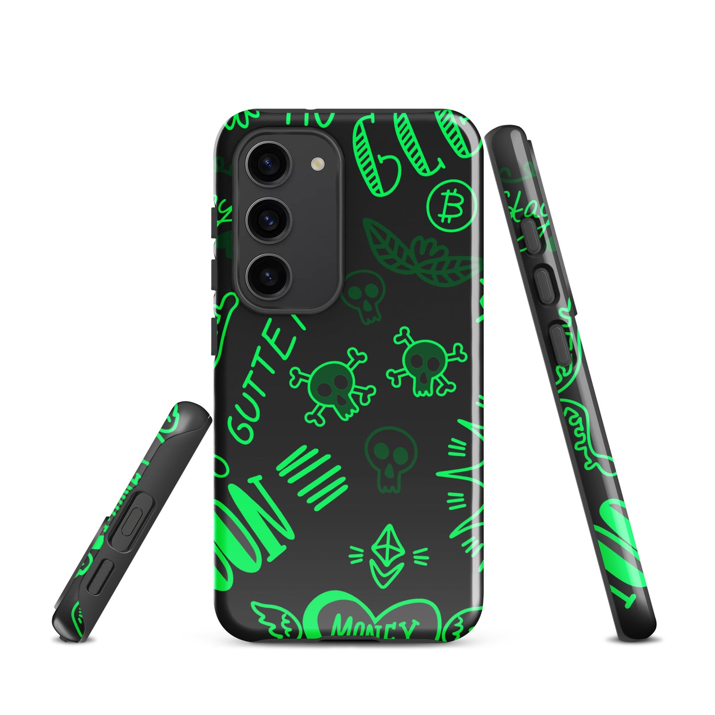 Green Tat Fur Tough case for Samsung®