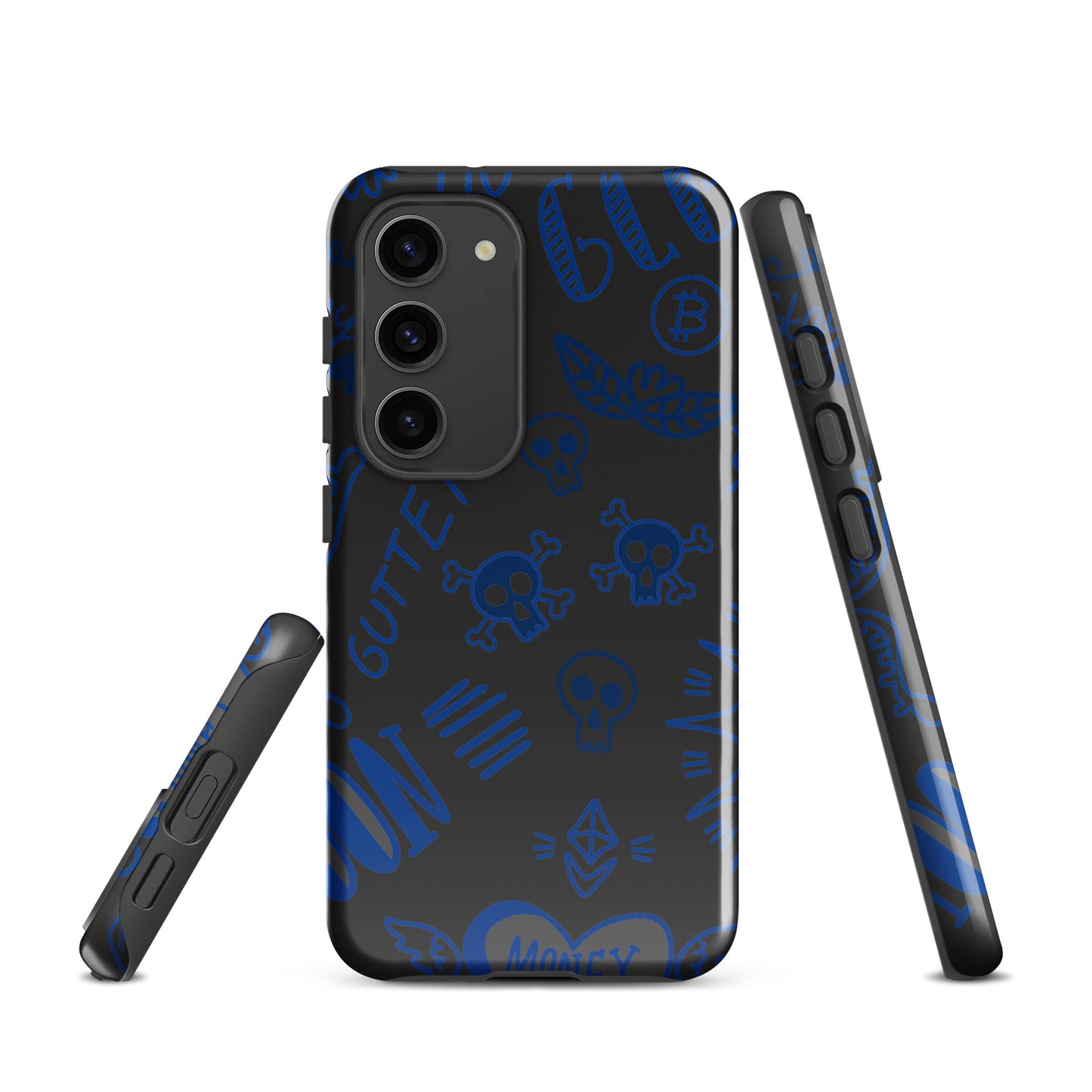 Blue Tat Fur Tough case for Samsung®