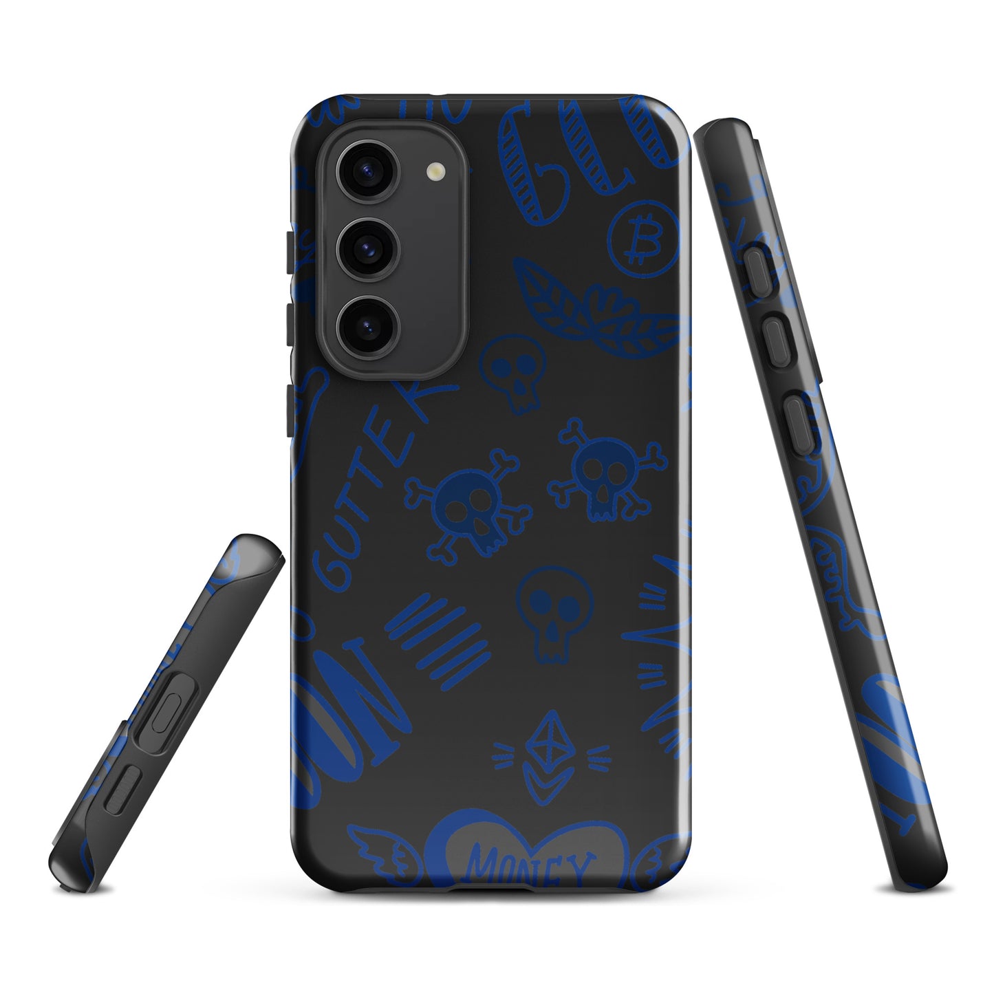 Blue Tat Fur Tough case for Samsung®