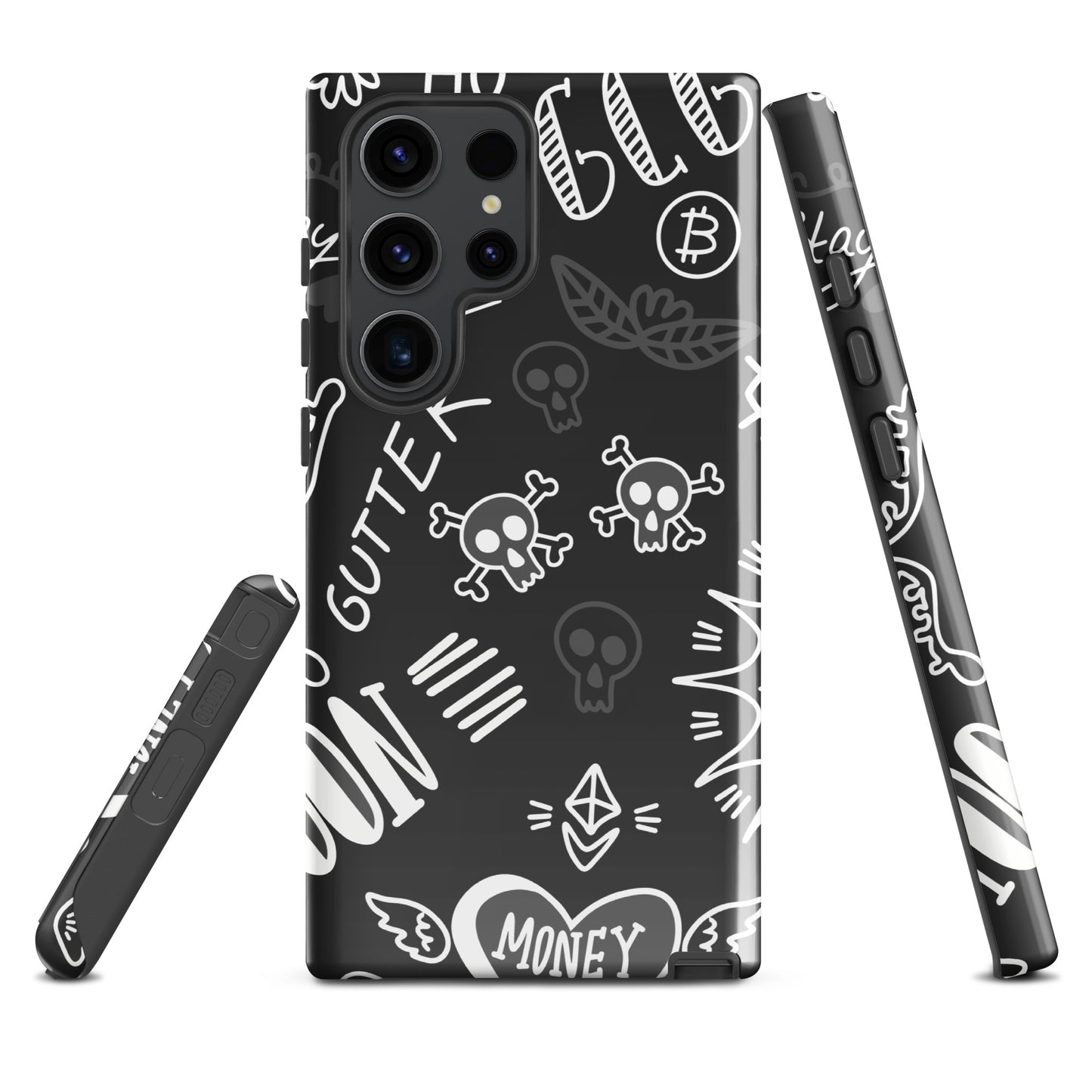 Black Tat Fur Tough case for Samsung®