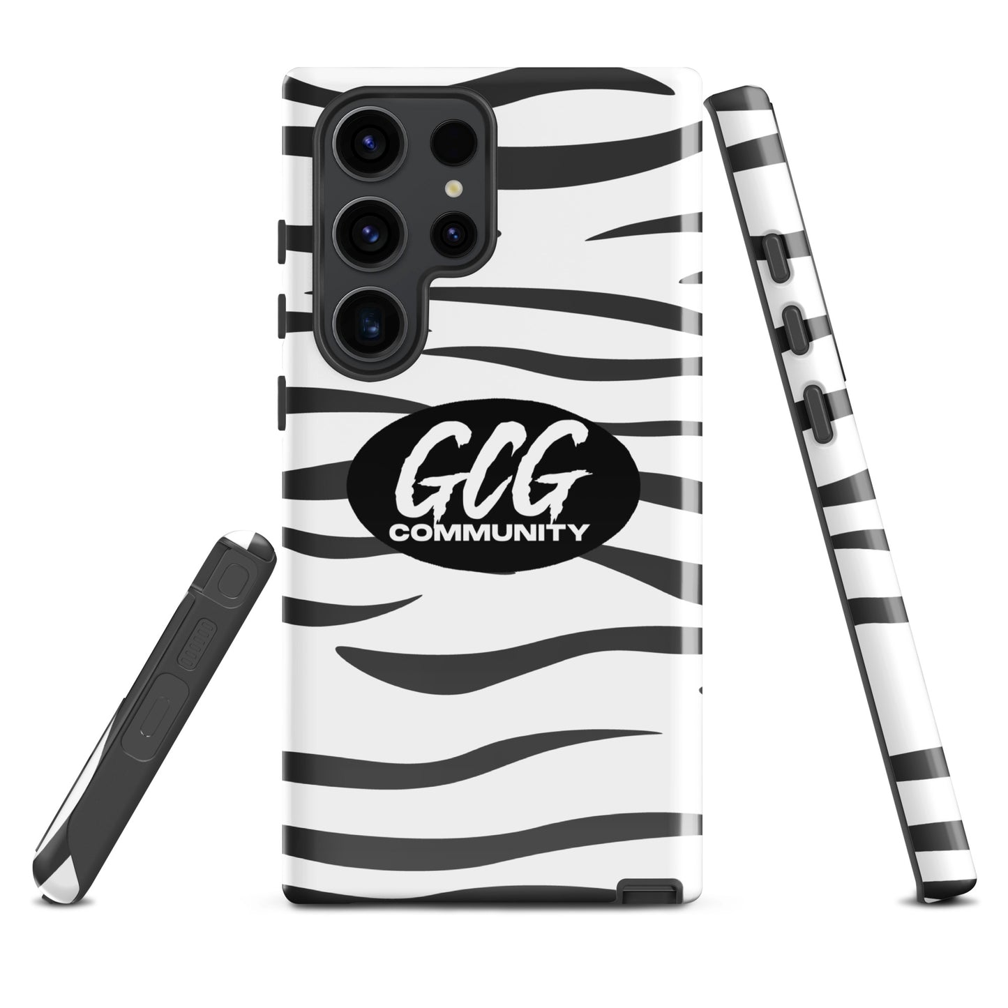 White Tiger Fur Tough case for Samsung®