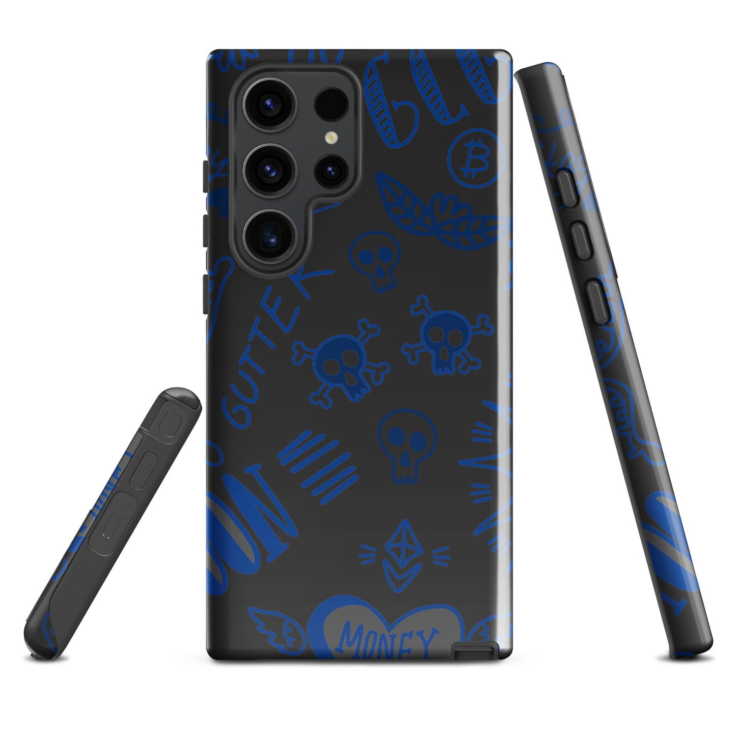 Blue Tat Fur Tough case for Samsung®