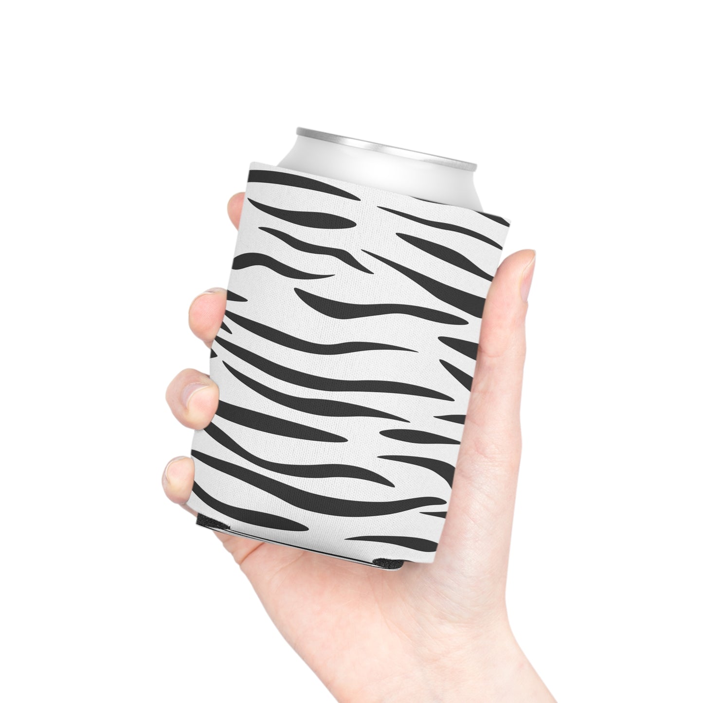 White Tiger Fur Coozie