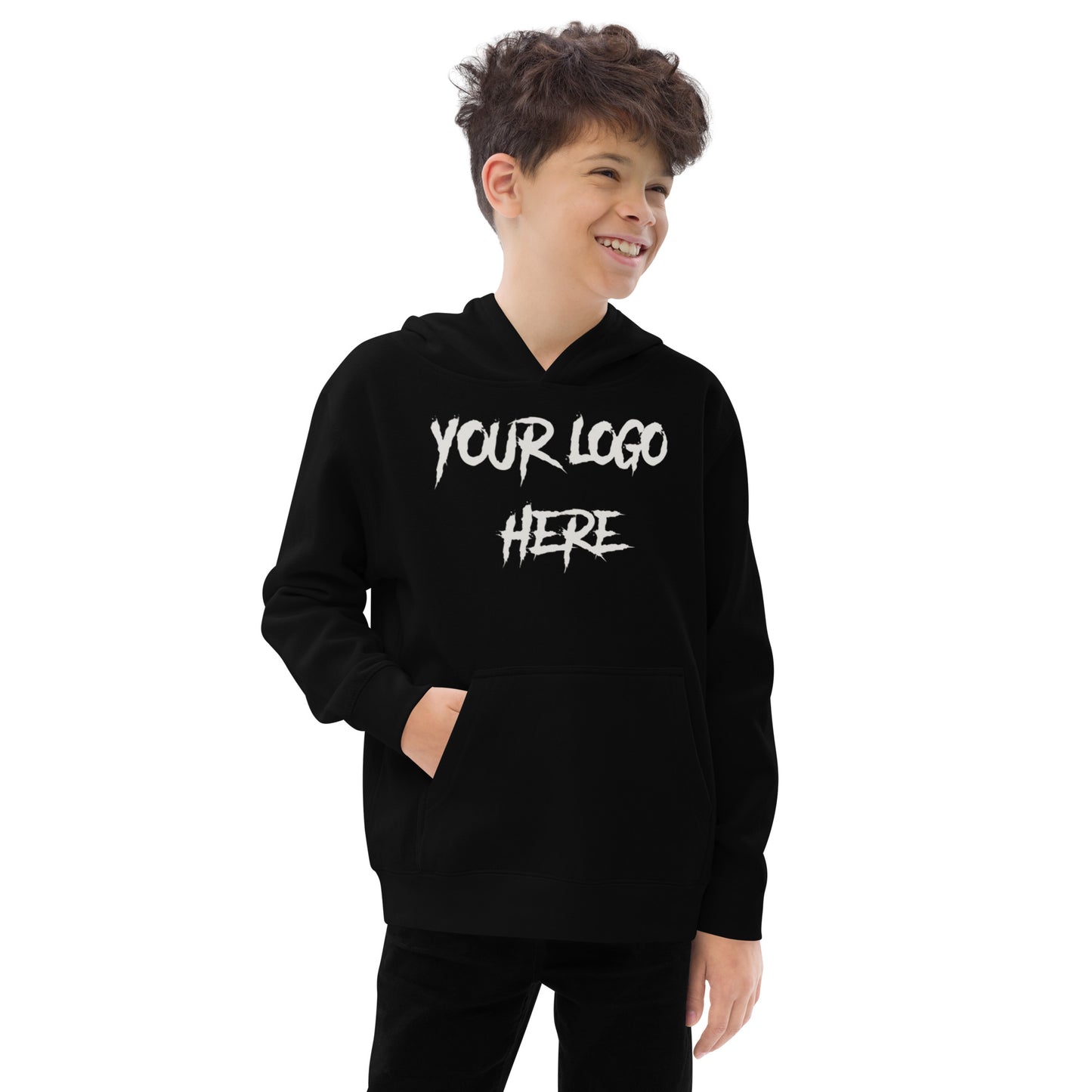 Customiazble Kids Fleece Hoodie