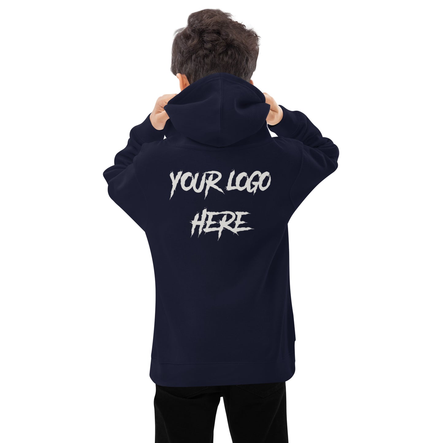 Customiazble Kids Fleece Hoodie