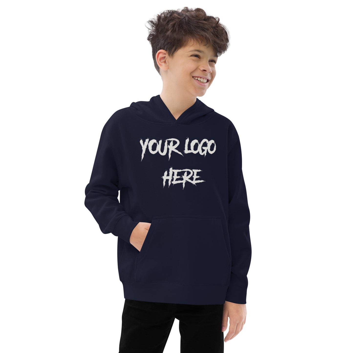 Customiazble Kids Fleece Hoodie