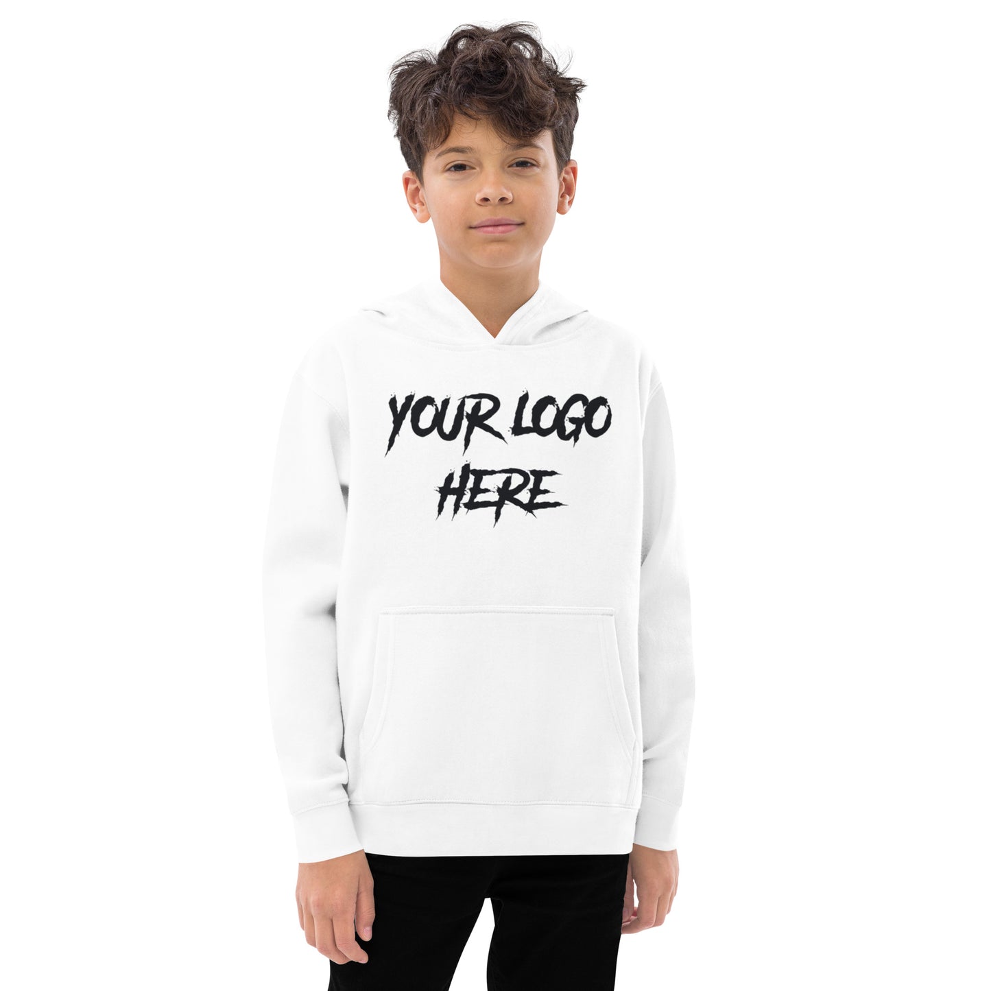 Customiazble Kids Fleece Hoodie