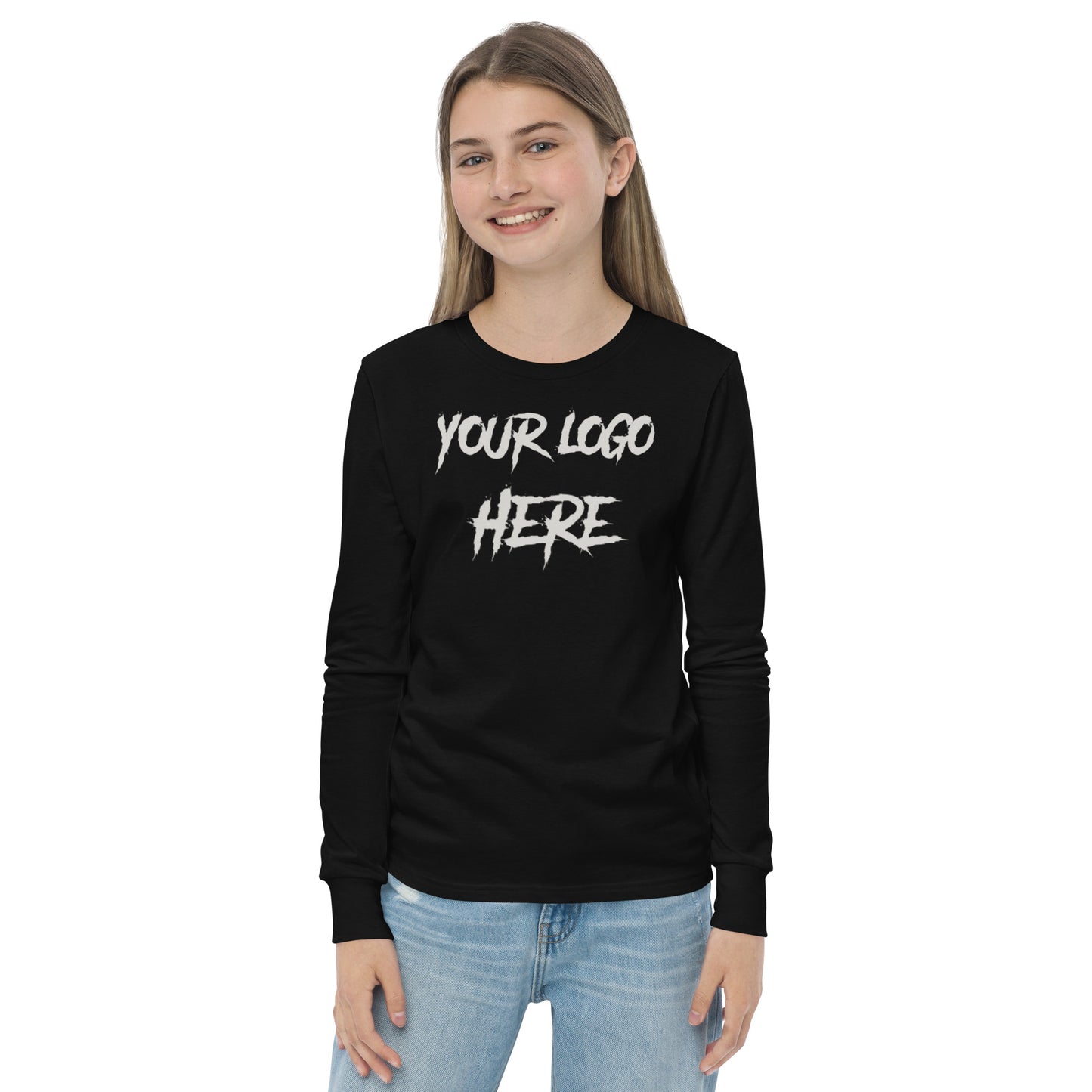 Customizable Youth Long Sleeve Tee