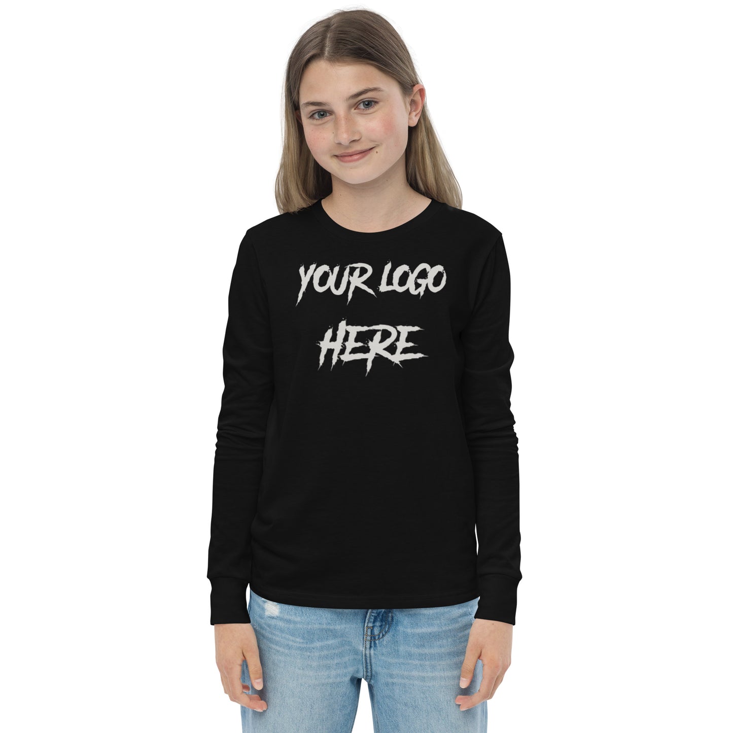 Customizable Youth Long Sleeve Tee