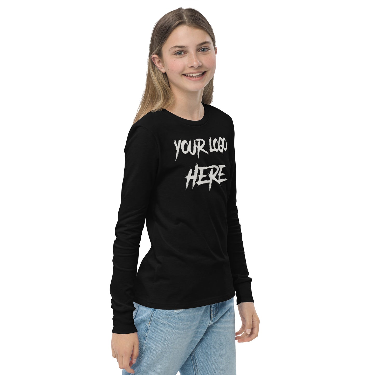 Customizable Youth Long Sleeve Tee