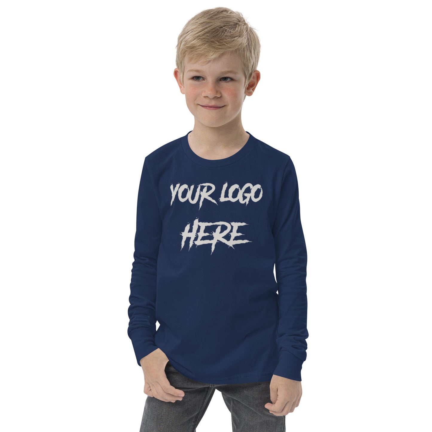 Customizable Youth Long Sleeve Tee