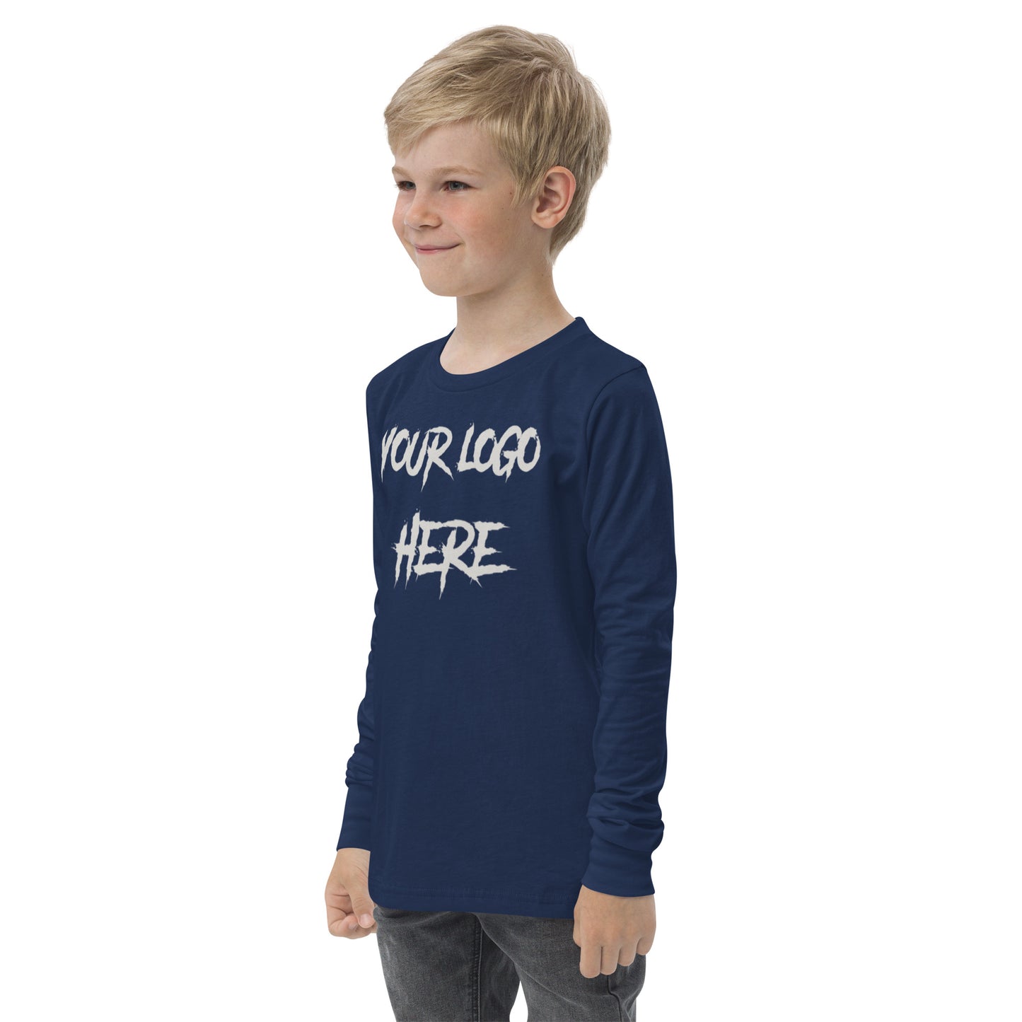 Customizable Youth Long Sleeve Tee
