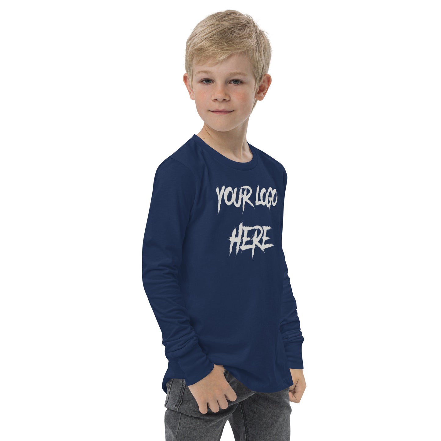 Customizable Youth Long Sleeve Tee