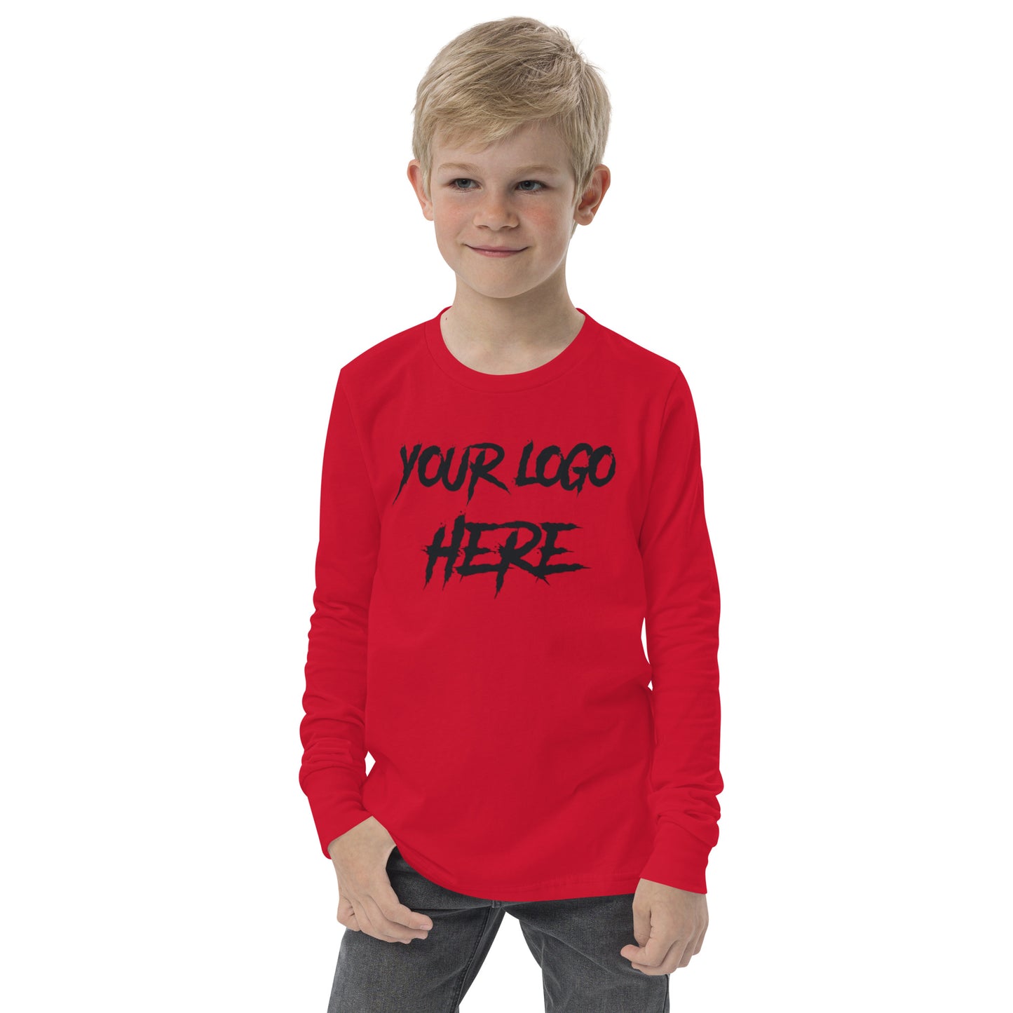 Customizable Youth Long Sleeve Tee